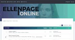 Desktop Screenshot of board.ellenpage.org